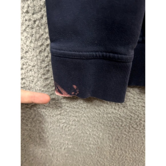 Virginia Cavaliers Sweatshirt Mens Extra Small Blue Orange Quarter Zip Nike Team - Picture 4 of 16